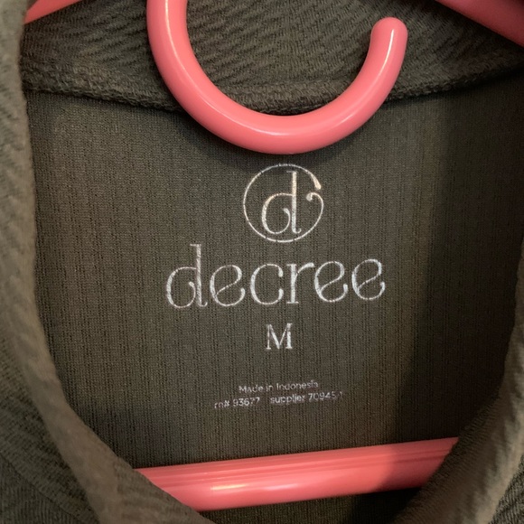 NWOT! Decree Army Green Mini Swing Dress with Cross Back Peekaboo Women’s Medium - Picture 4 of 5